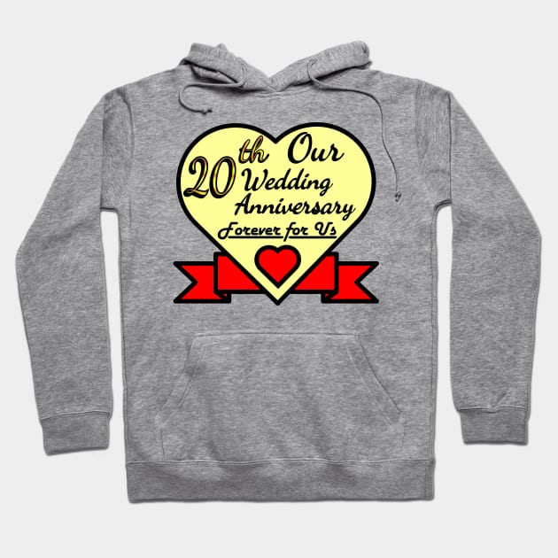 Our 20th Wedding anniversary Hoodie by POD_CHOIRUL